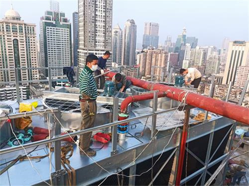 圆形冷却塔腐蚀原因分析,圆形冷却塔安装