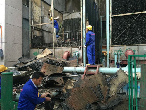 冷却塔填料更换：冷却塔改造安裝常见问题(更换冷却塔