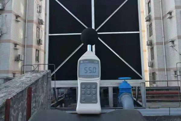 200吨冷却塔5米处测冷却塔噪音55分贝,冷却塔噪音治