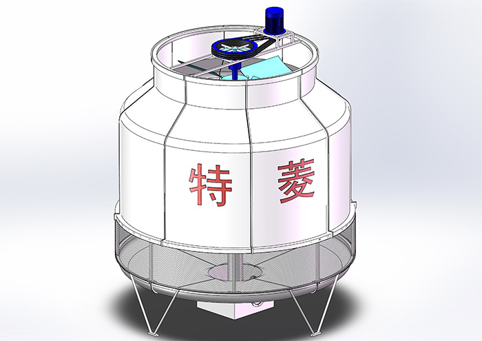 圆形开式逆流冷却塔